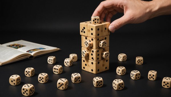 Transformez vos parties avec la tour à dés en bois de bambou